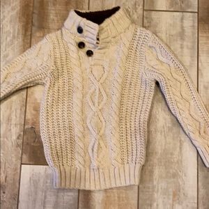 Faux Fur Trim sweater